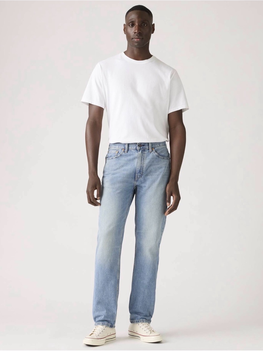 NWT Men’s unisex Levi’s 505 regular denim jeans straight leg zip fly 30 x 30